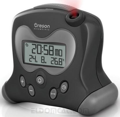 Tresor Orologio Sveglia Digitale Radiocontrollata Lumio Plus 60.2553.01, Sveglia  Radiocontrollata Migliore, Sveglia Radiocontrollata con Proiettore